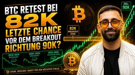 BTC Retest bei 82K — Letzte Chance vor dem Breakout?